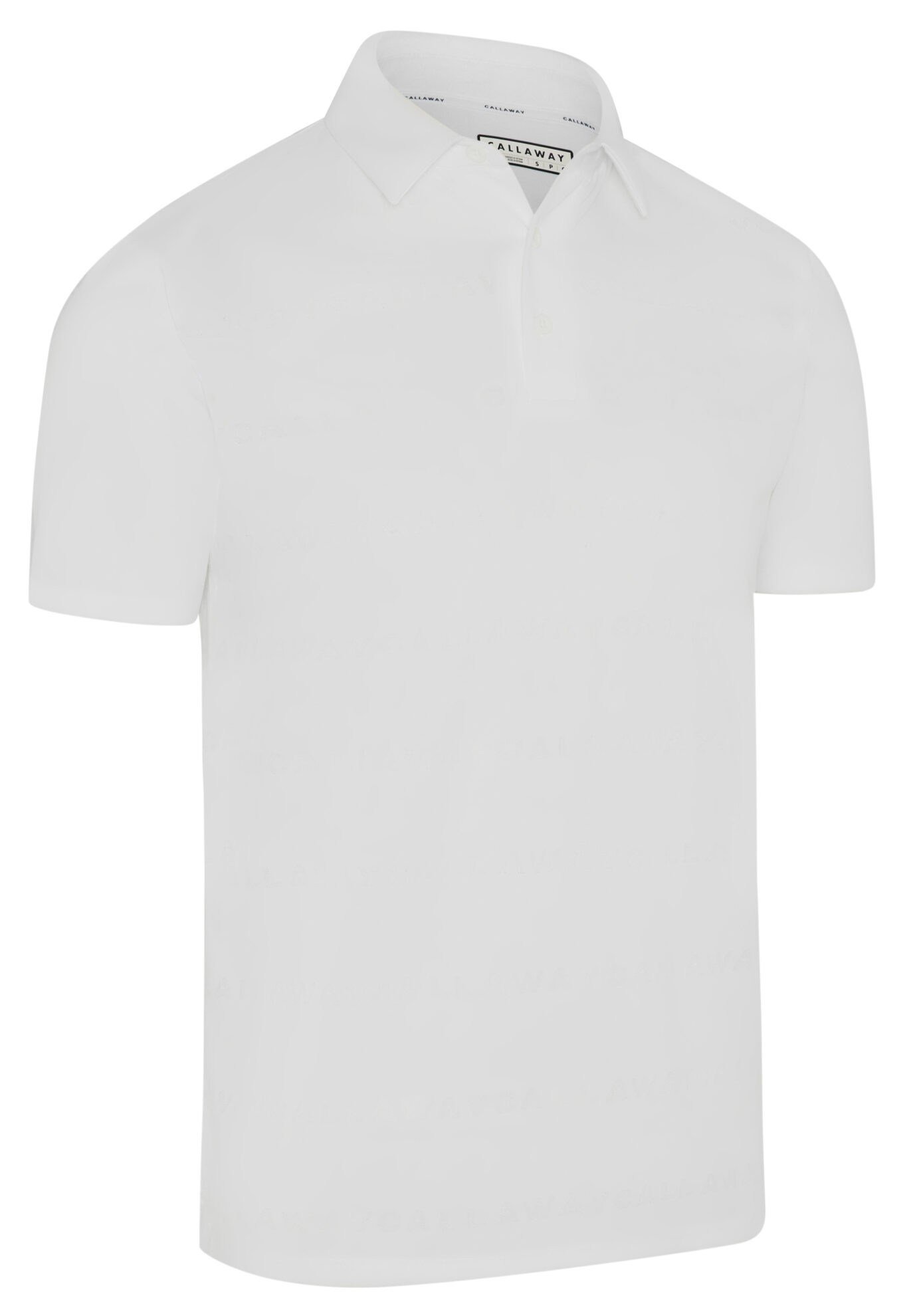 Callaway Mid Century Jacquard polo homme, blanc