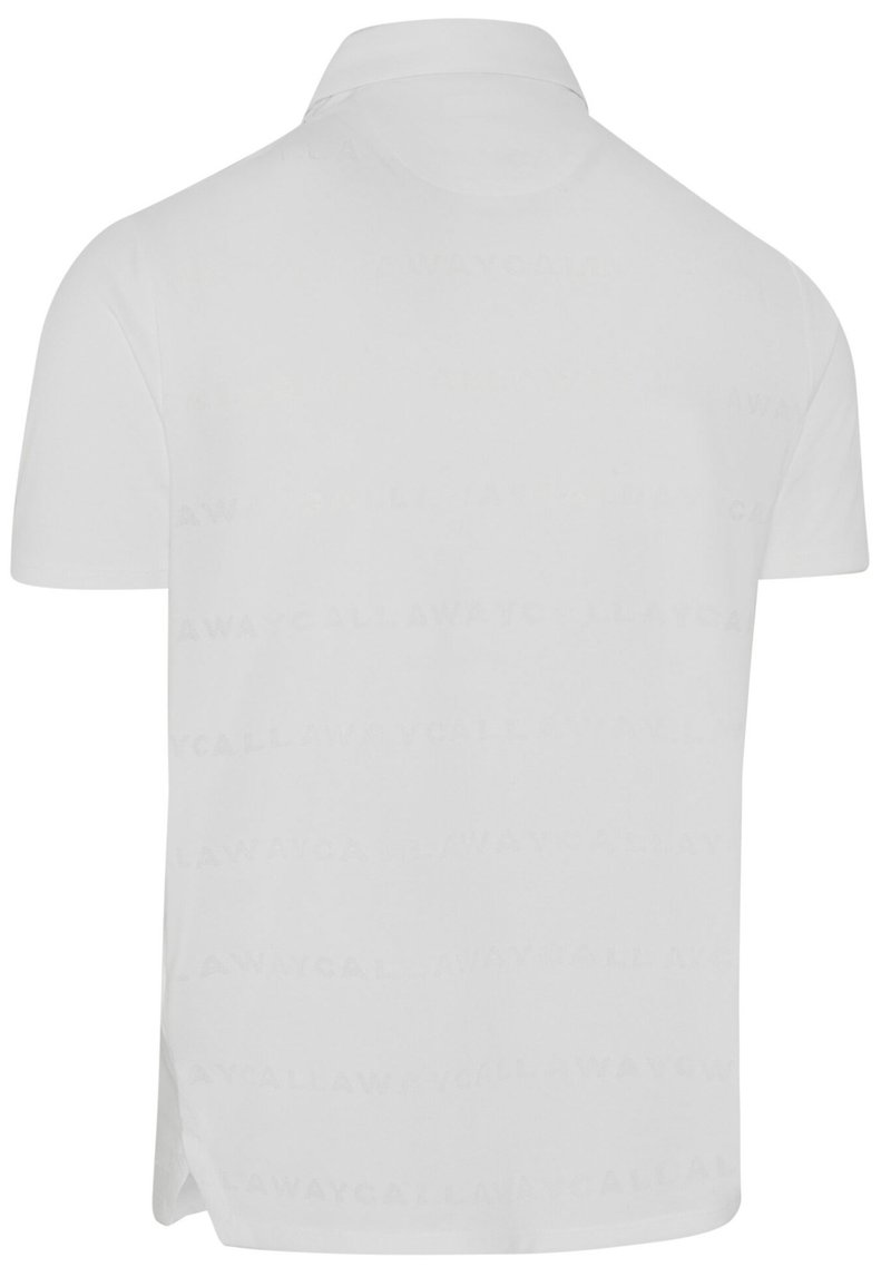 Callaway Mid Century Jacquard polo homme, blanc