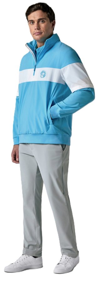 Callaway Modern Traveler Half Zip Convertible veste homme, blue bossom