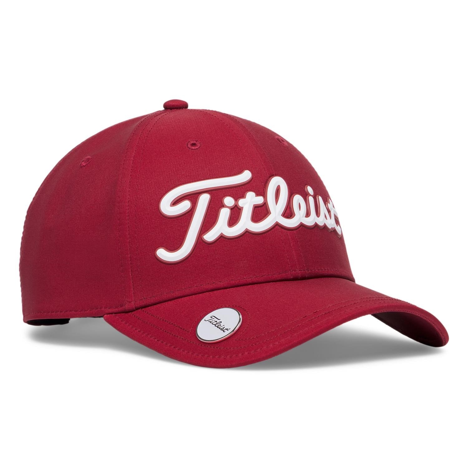 Titleist Players Ball Marker casquette homme, cramoisi/blanc