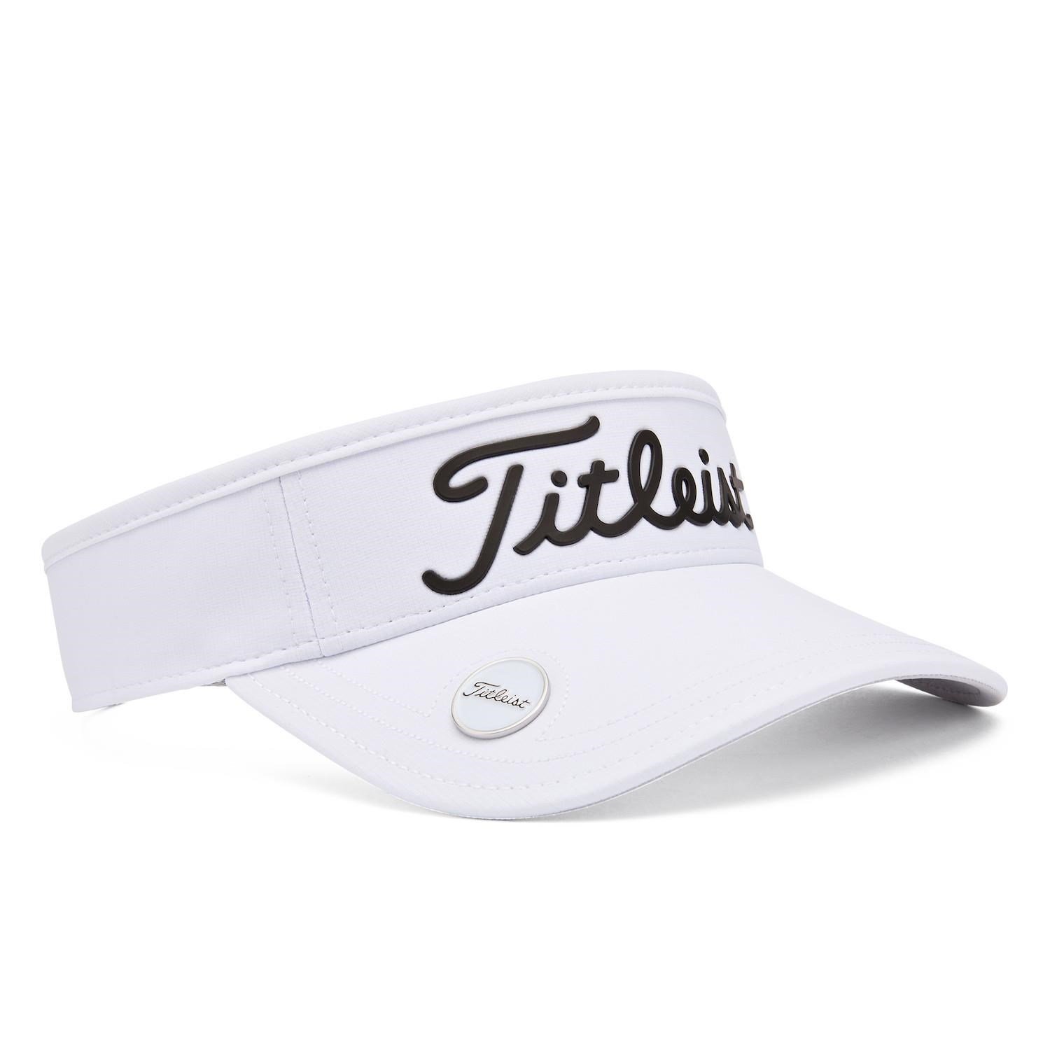 Titleist Players Ball Marker visière unisexe, blanc/noir