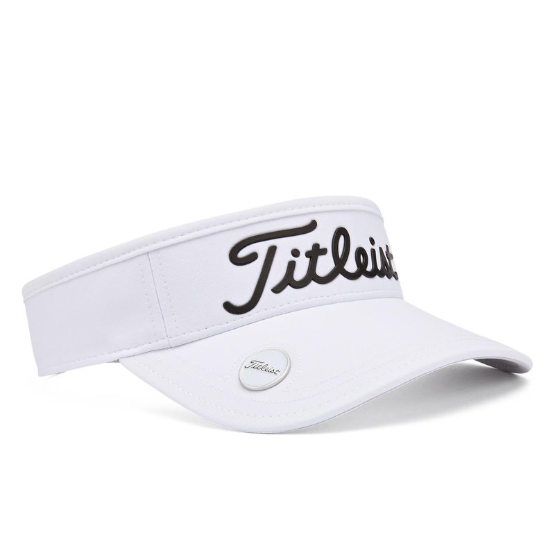 Titleist Players Ball Marker visière unisexe, blanc/noir