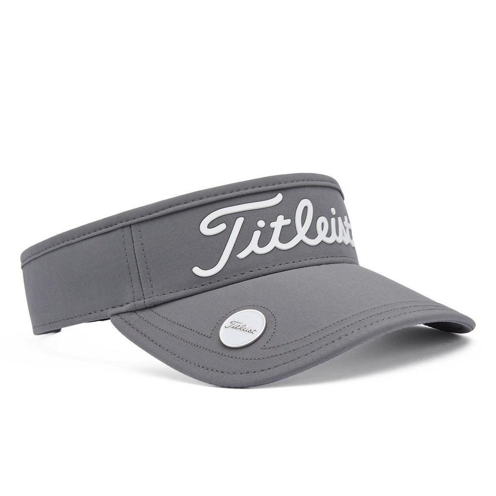 Titleist Players Ball Marker visière unisexe, charbon/blanc