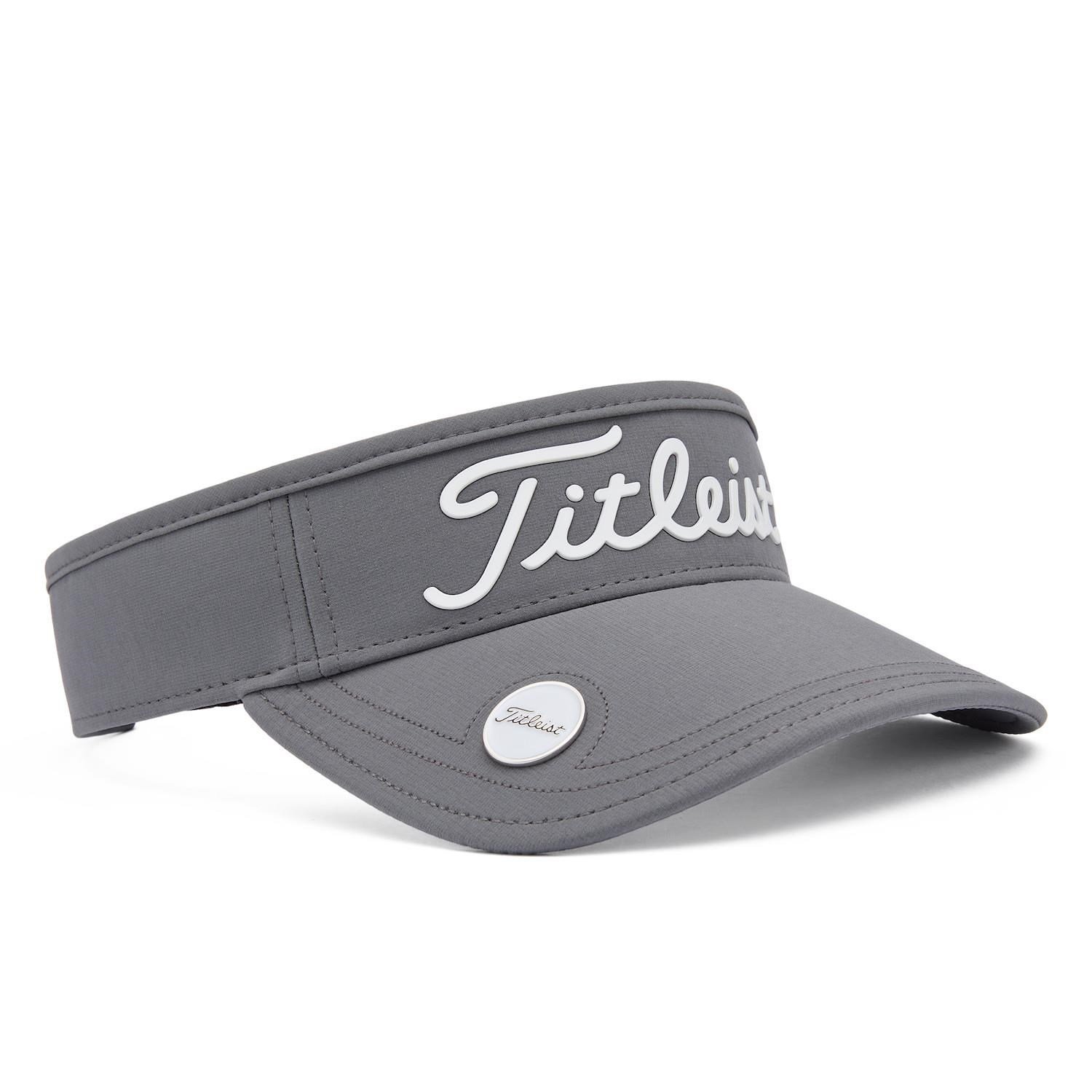 Titleist Players Ball Marker visière unisexe, charbon/blanc
