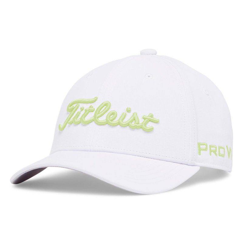 Titleist Junior Tour Performance casquette junior, blanc/citron vert