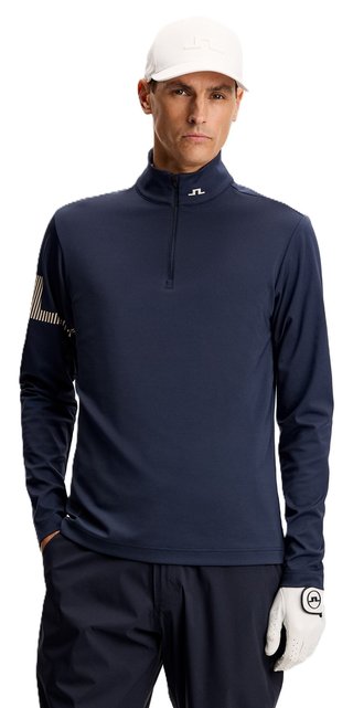 J.Lindeberg Heath Strike Mid Layer sweat-shirt homme, JL Navy