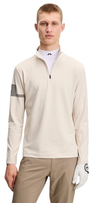 J.Lindeberg Heath Strike Mid Layer sweat homme, moonbeam