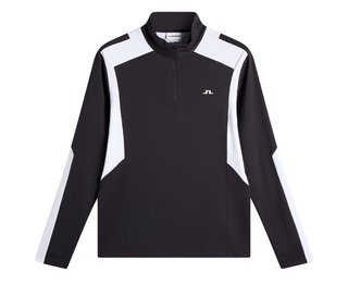 J.Lindeberg Lukas Quarter Zip pull homme, noir
