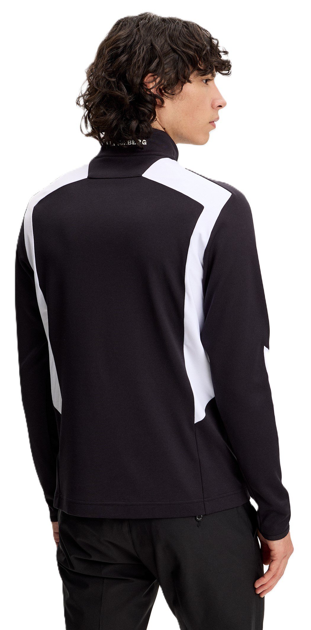 J.Lindeberg Lukas Quarter Zip pull homme, noir