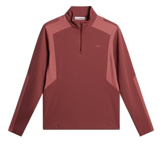 J.Lindeberg Lukas Quarter Zip pull homme, apple butter