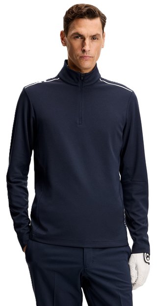 J.Lindeberg Leon Quarter Zip pull homme, JL Navy