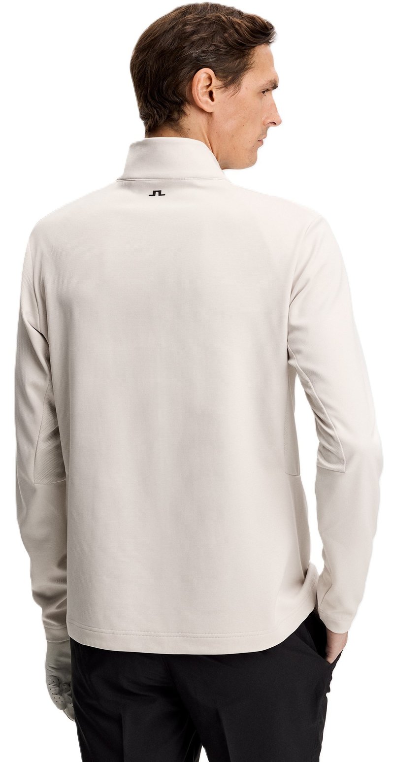 J.Lindeberg Leon Quarter Zip Mid Layer sweat homme, moonbeam