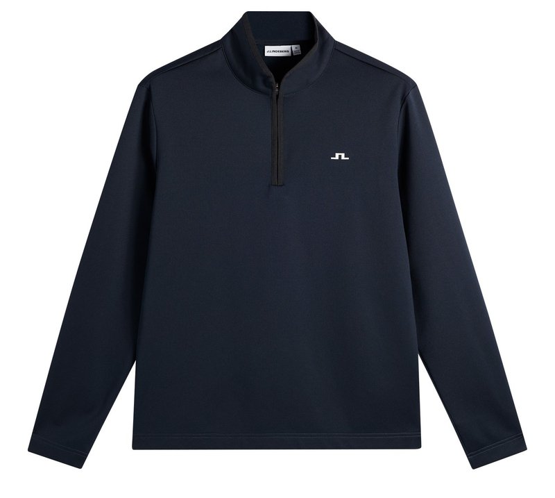 J.Lindeberg Clide Quarter Zip Mid Layer sweat homme, JL Navy