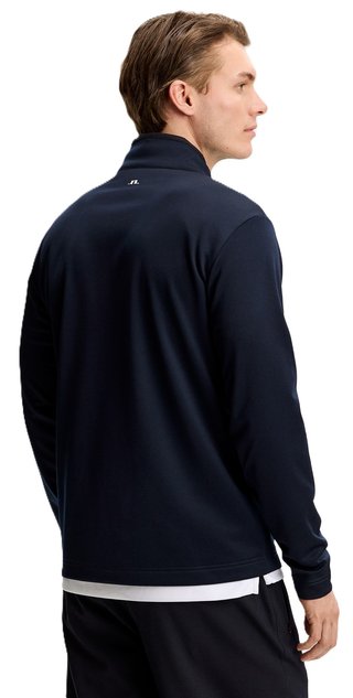 J.Lindeberg Clide Quarter Zip Mid Layer sweat homme, JL Navy