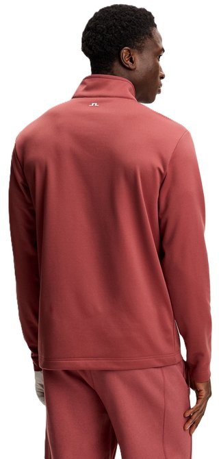 J.Lindeberg Clide Quarter Zip Mid Layer sweat homme, apple butter