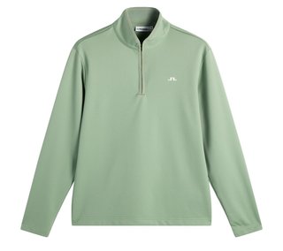 J.Lindeberg Clide Quarter Zip Mid Layer pull homme, hedge green