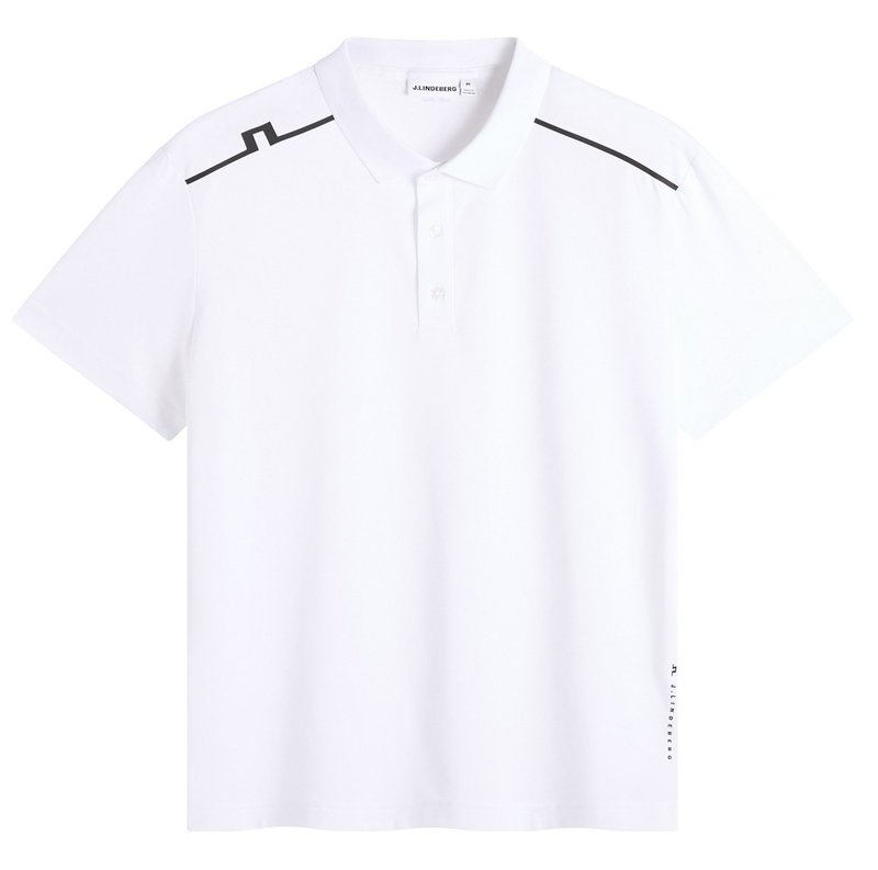 J.Lindeberg Lionel polo homme, blanc