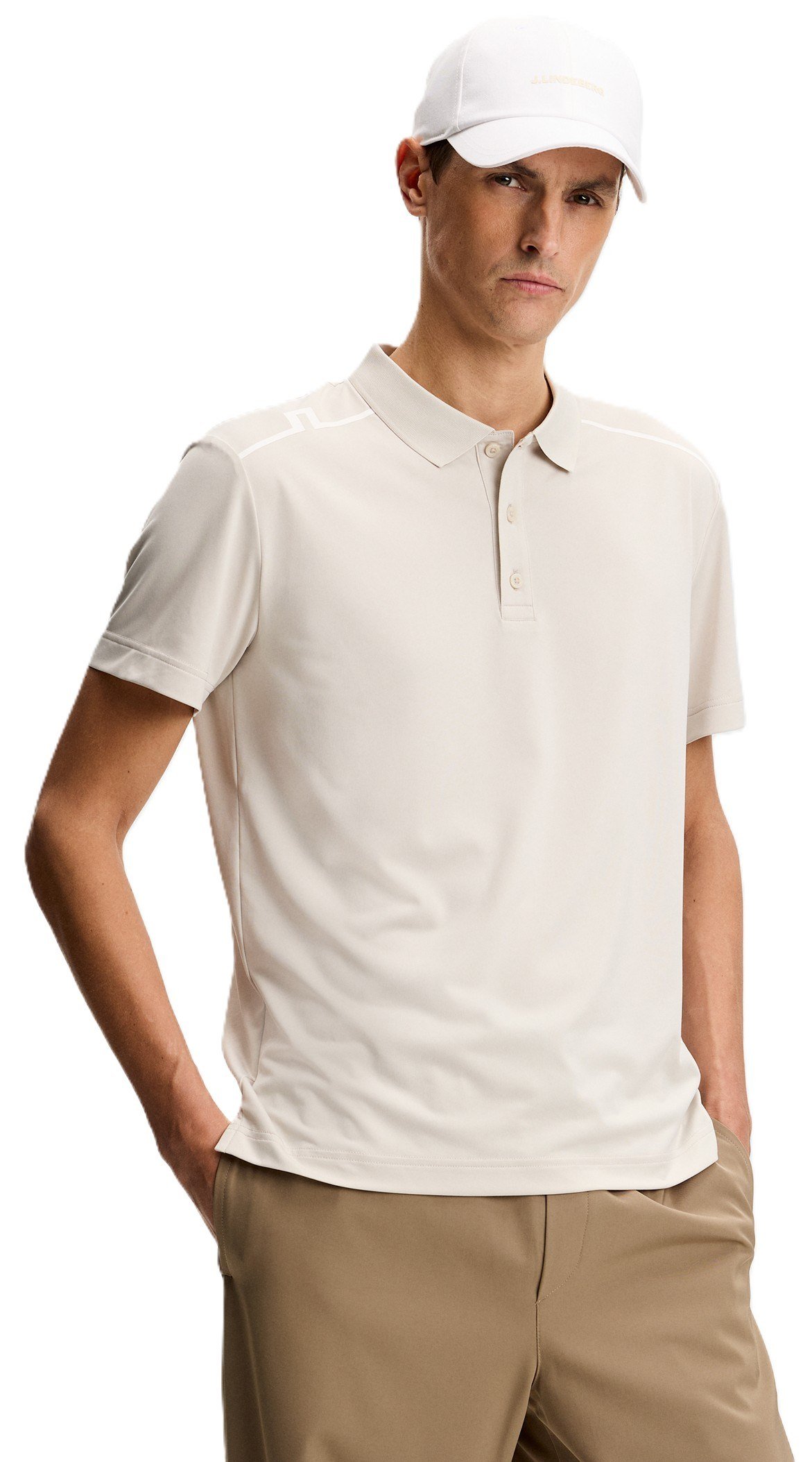 J.Lindeberg Lionel polo homme, moonbeam
