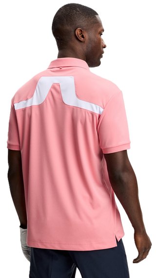 J.Lindeberg KV polo homme, flamingo plume