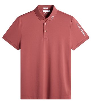 J.Lindeberg Tour Tech Slim Fit polo homme, apple butter