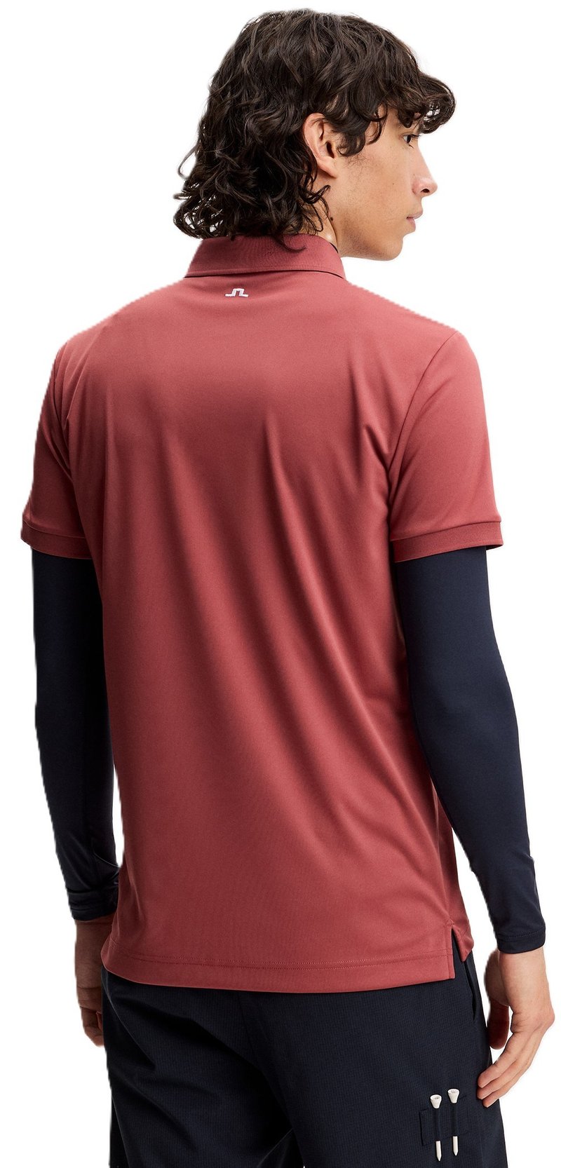 J.Lindeberg Tour Tech Slim Fit polo homme, apple butter