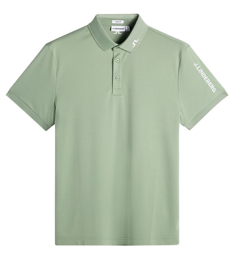 J.Lindeberg Tour Tech Slim Fit polo homme, hedge green