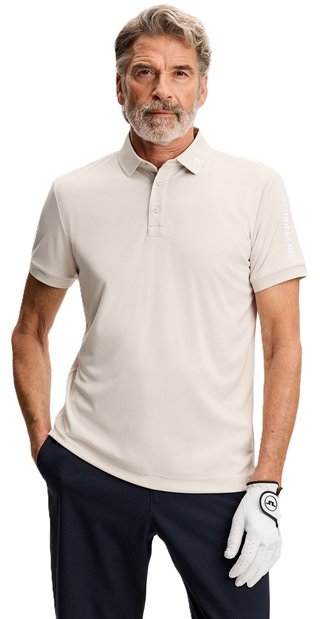 J.Lindeberg Tour Tech Slim Fit polo homme, moonbeam