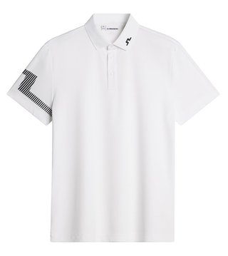 J.Lindeberg Heath polo homme, blanc