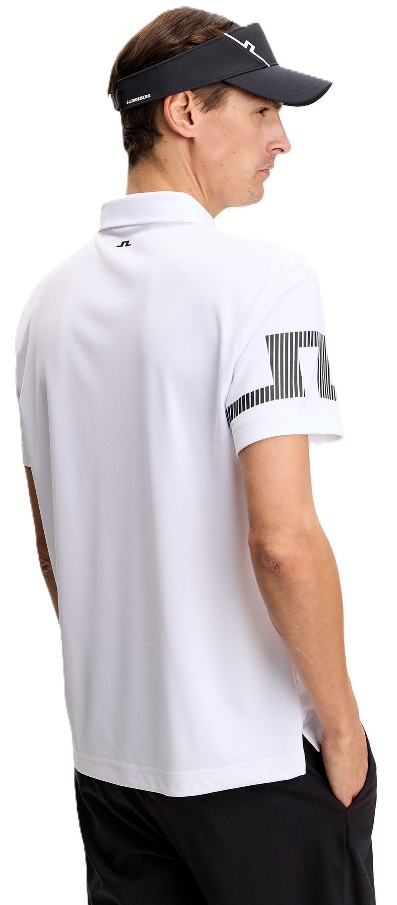 J.Lindeberg Heath polo homme, blanc