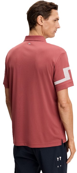 J.Lindeberg Heath polo homme, apple butter
