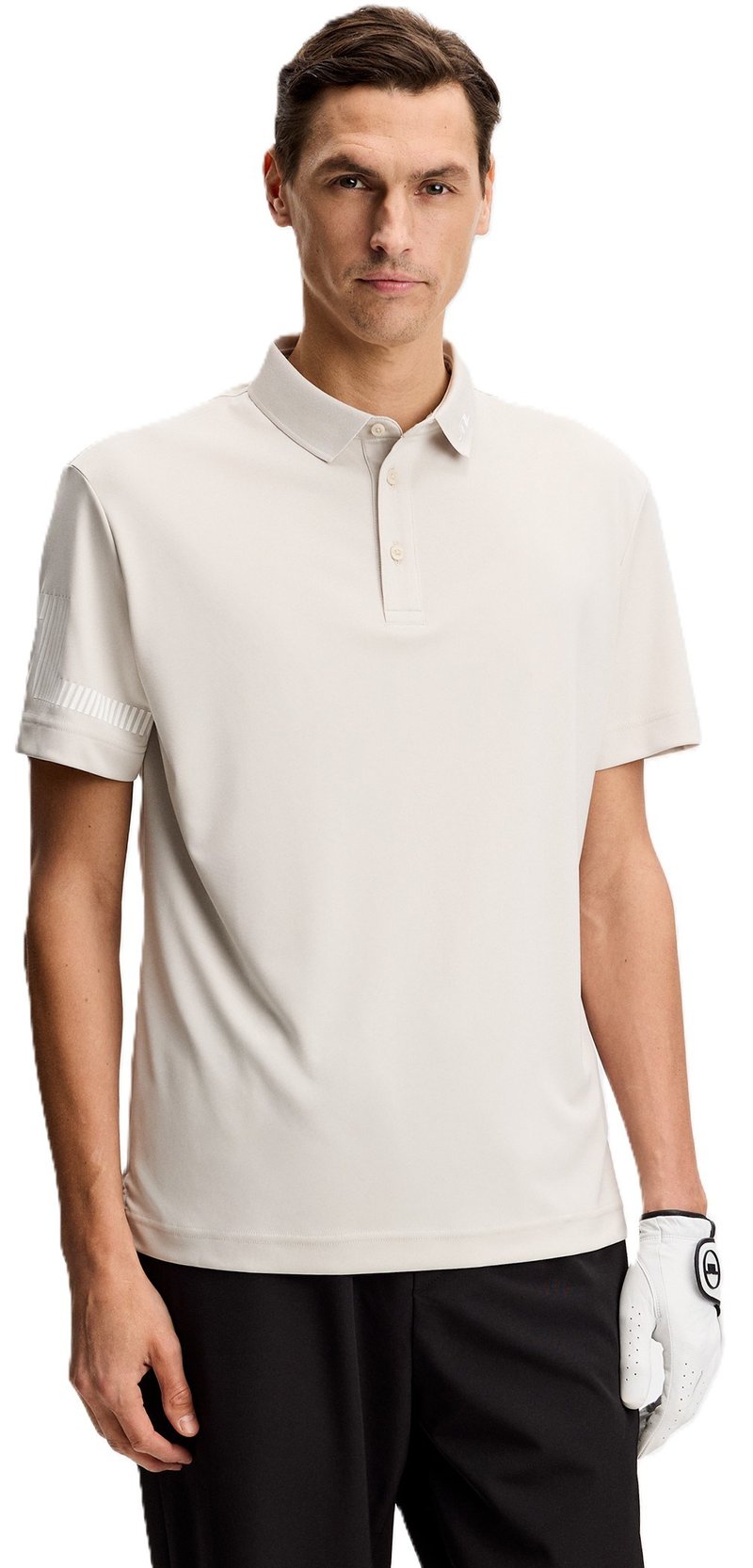 J.Lindeberg Heath polo homme, moonbeam