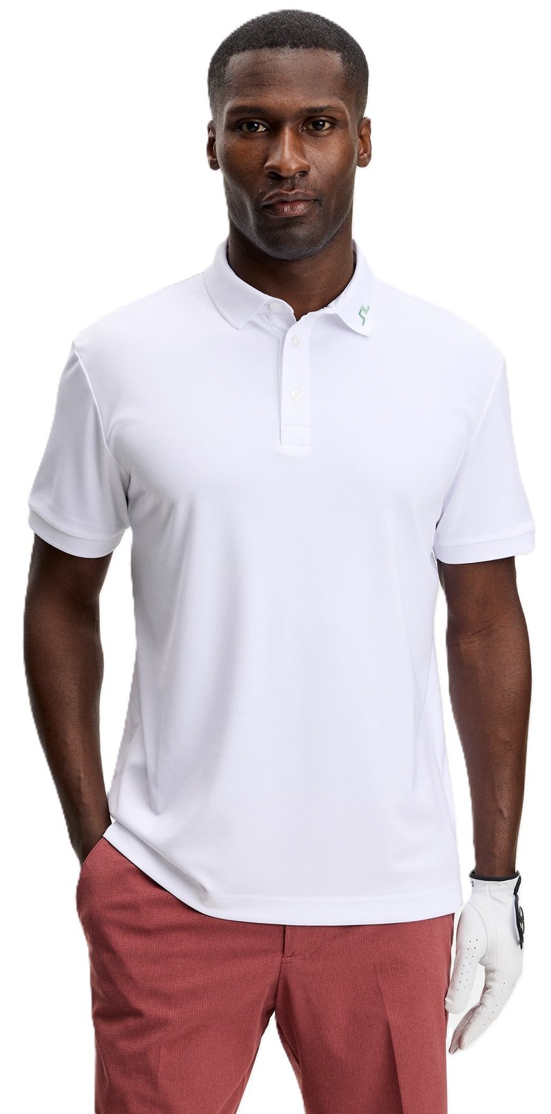 J.Lindeberg KV Print polo homme, paradise hedge green