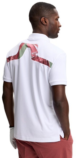 J.Lindeberg KV Print polo homme, paradise hedge green