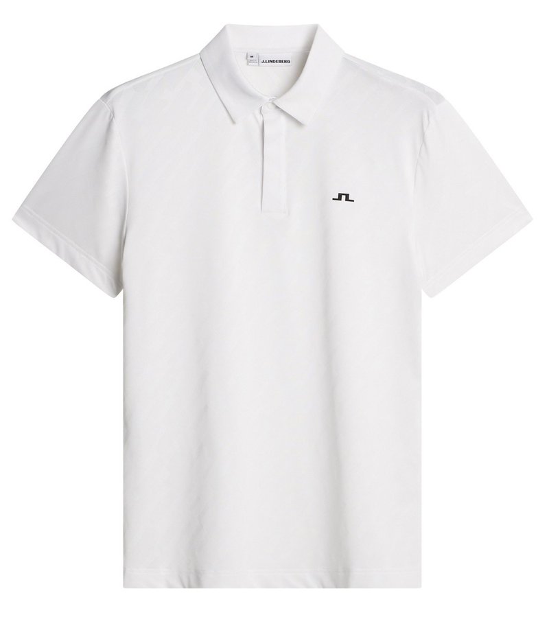 J.Lindeberg Wilhelm polo homme, blanc