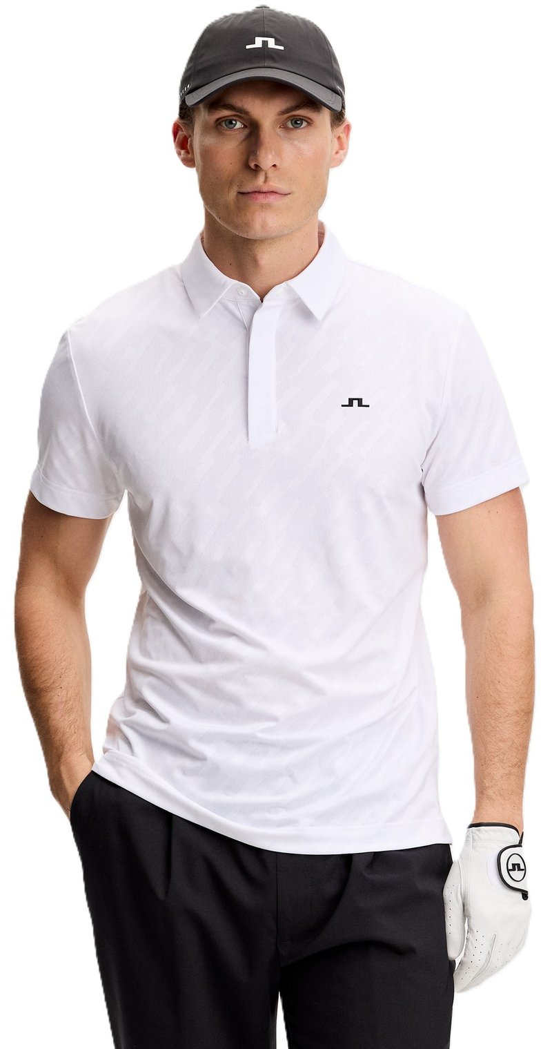 J.Lindeberg Wilhelm polo homme, blanc
