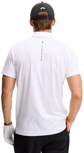 J.Lindeberg Wilhelm polo homme, blanc