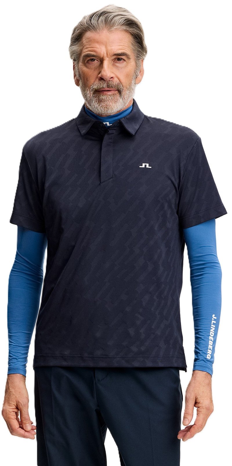 J.Lindeberg Wilhelm polo homme, JL Navy