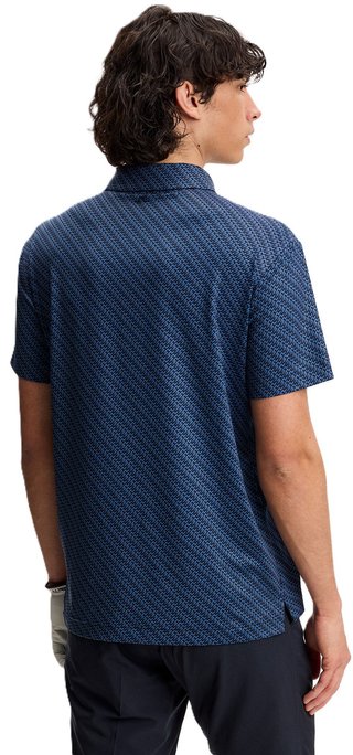J.Lindeberg Tod Print polo homme, flight bridge navy fed