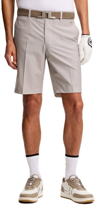 J.Lindeberg Eloy Print short homme, bridge stack brindle