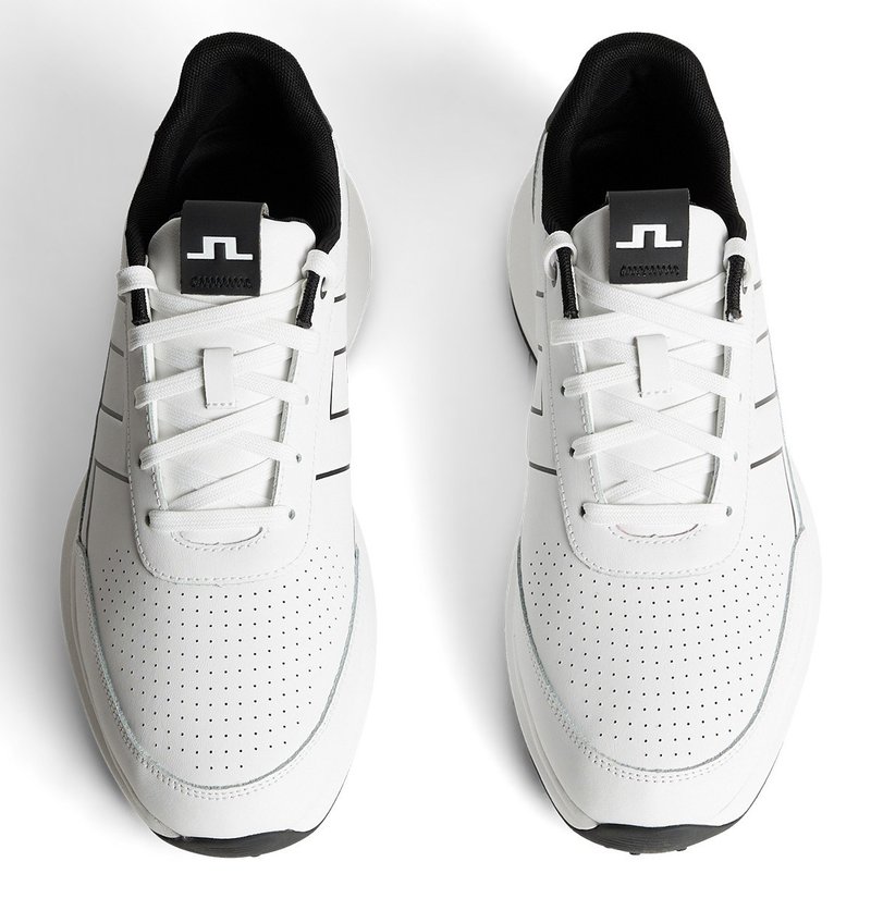 J.Lindeberg Bridge Golf Sneaker chaussures de golf homme, blanches