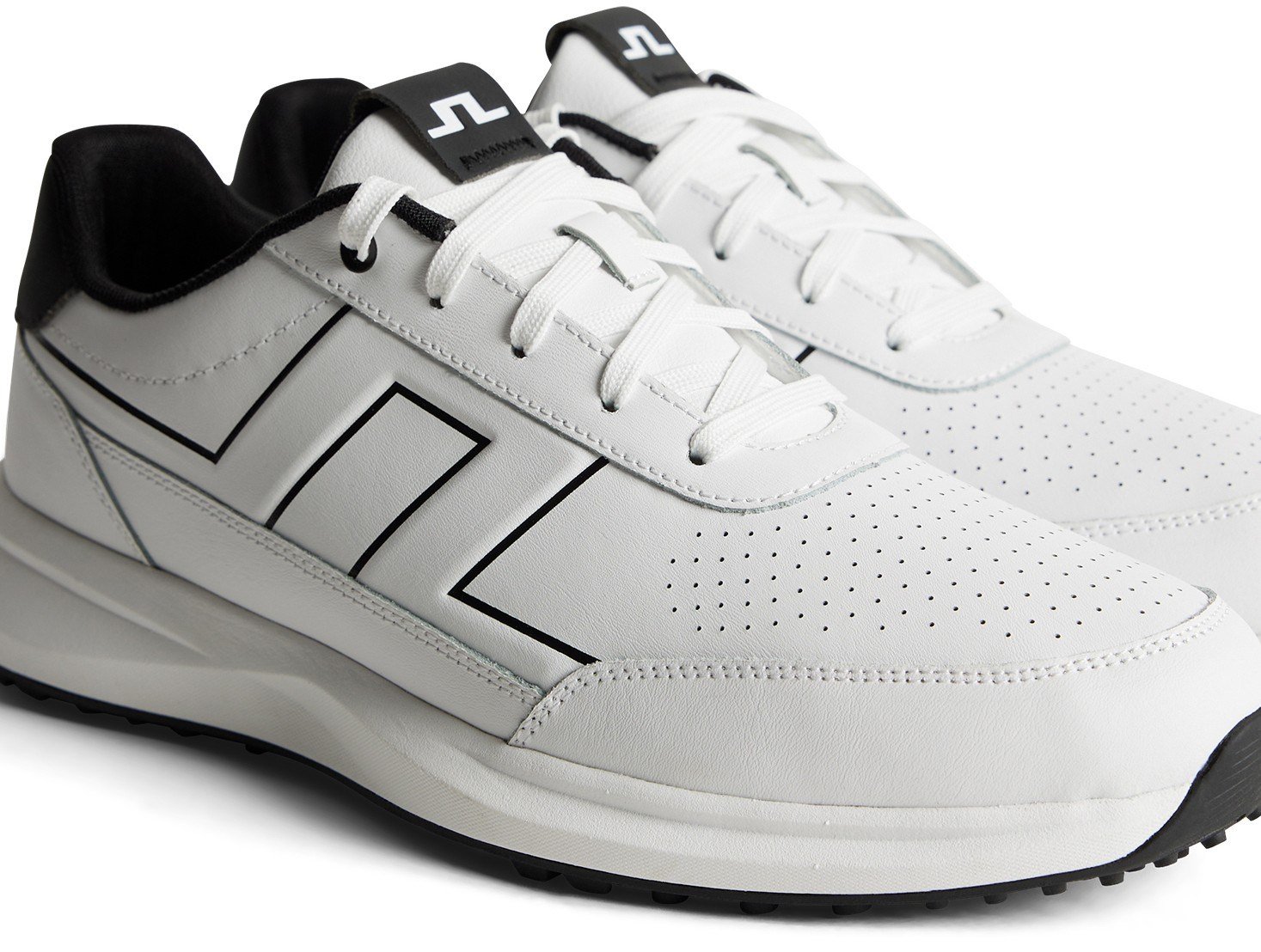 J.Lindeberg Bridge Golf Sneaker chaussures de golf homme, blanches