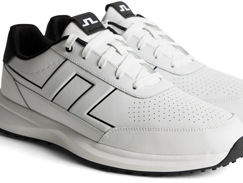 J.Lindeberg Bridge Golf Sneaker chaussures de golf homme, blanches