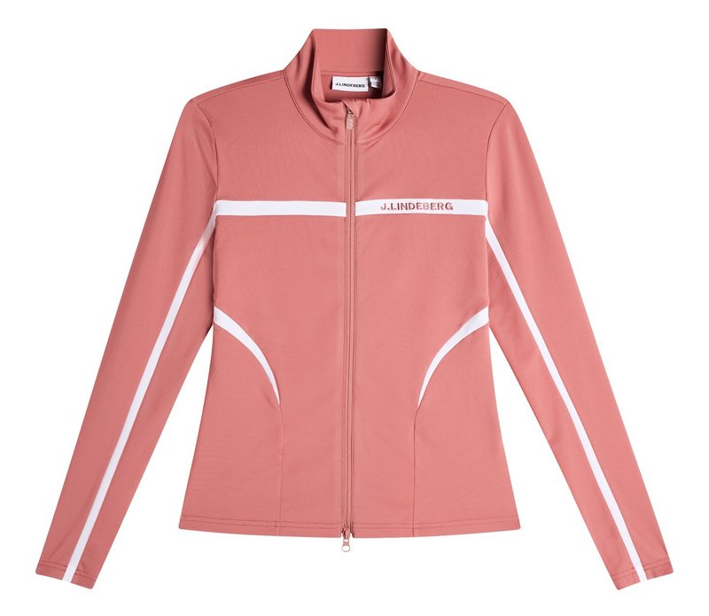 J.Lindeberg Janice Mid Layer pull femme, withered rose