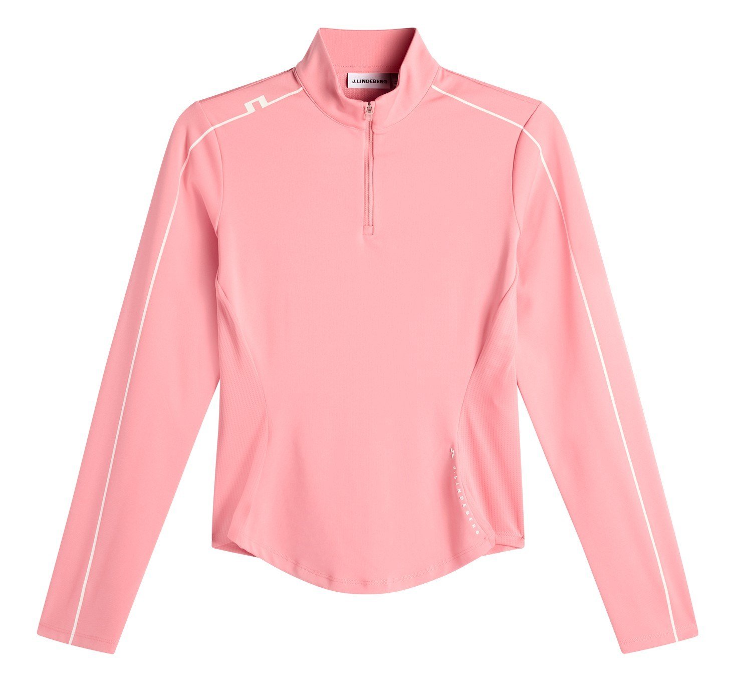 J.Lindeberg Adiola Quarter Zip Mid Layer sweat femme, flamingo plume