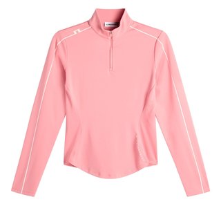 J.Lindeberg Adiola Quarter Zip Mid Layer sweat femme, flamingo plume
