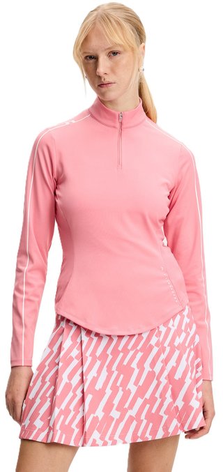 J.Lindeberg Adiola Quarter Zip Mid Layer sweat femme, flamingo plume