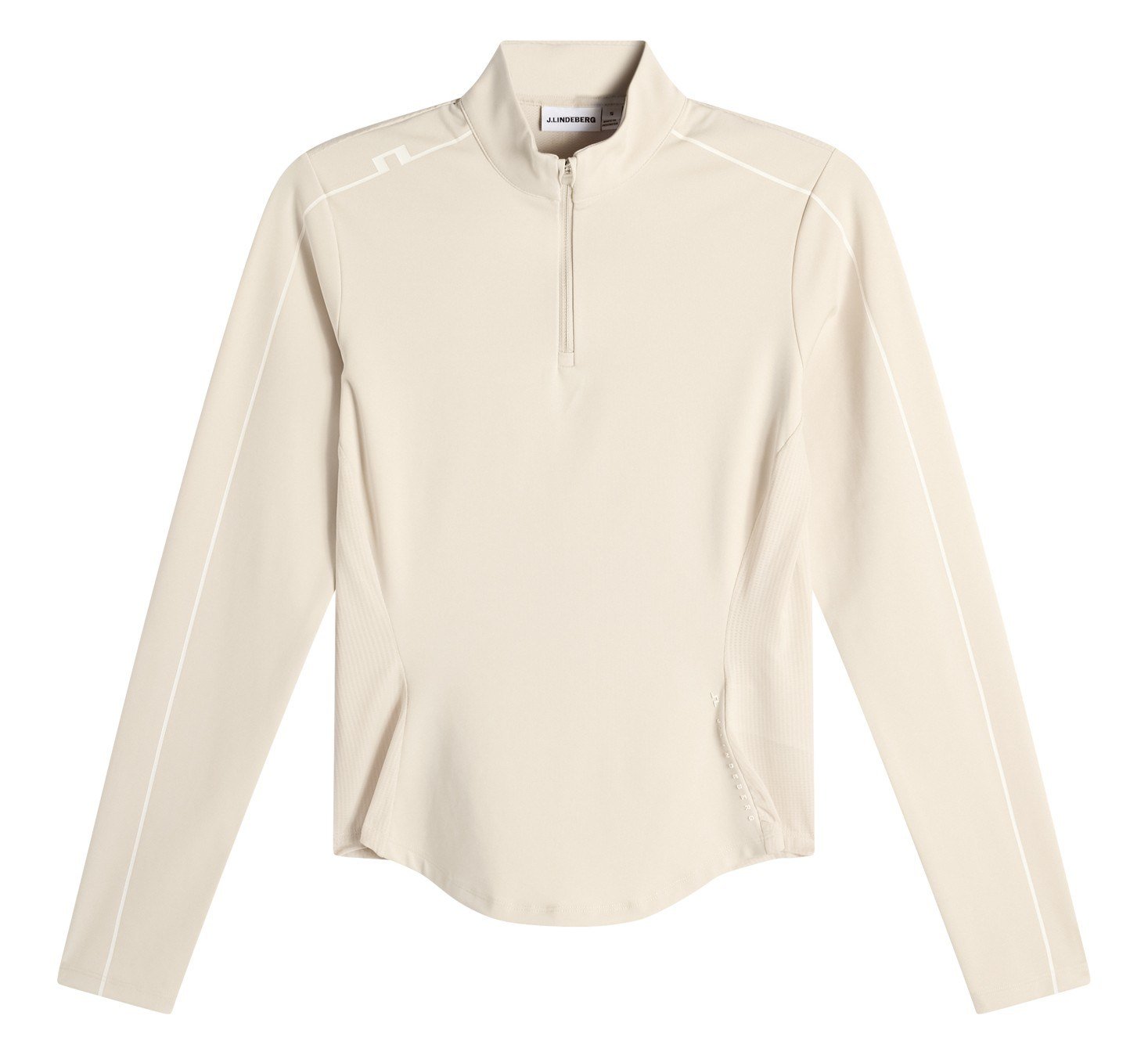 J.Lindeberg Adiola Quarter Zip Mid Layer sweatshirt femme, moonbeam