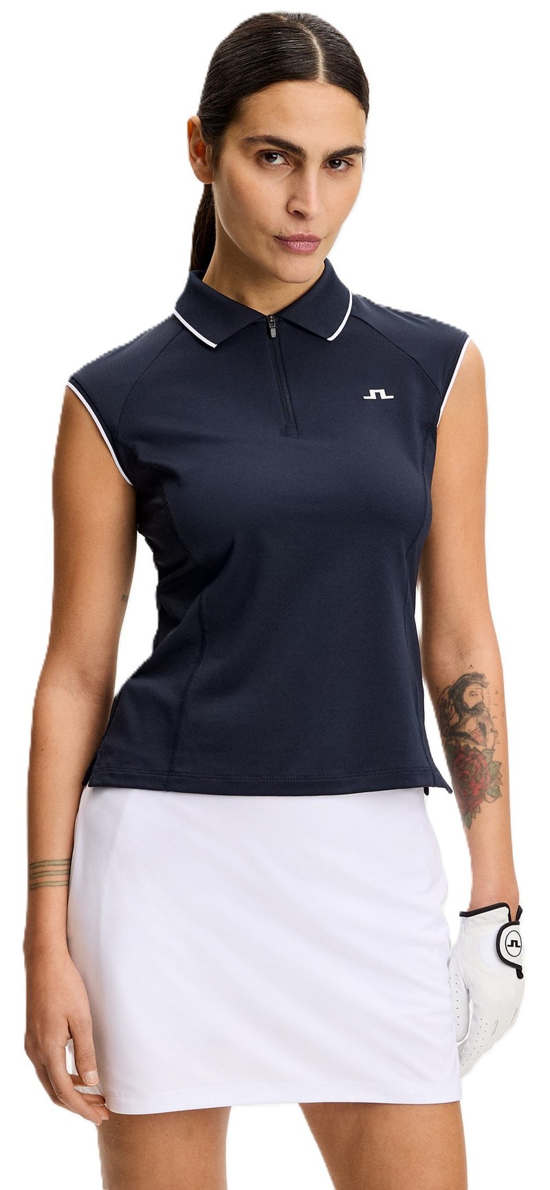 J.Lindeberg Lei polo femme, JL Navy