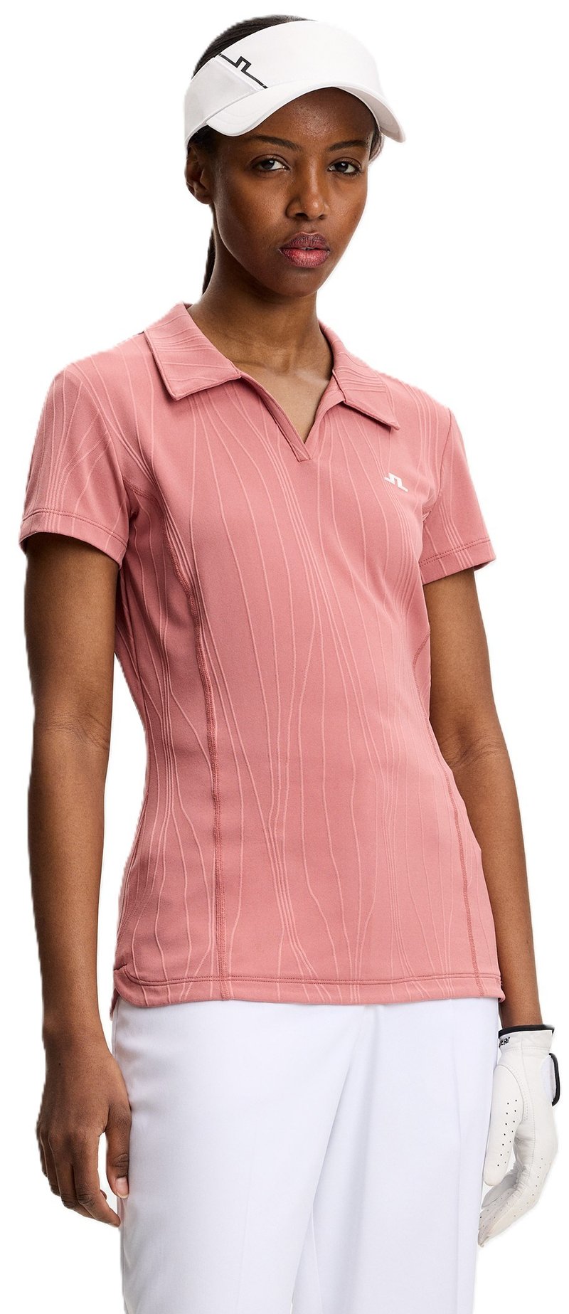 J.Lindeberg Marlie polo femme, withered rose