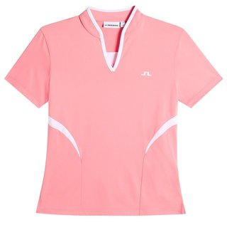 J.Lindeberg Katie top femme, flamingo plume